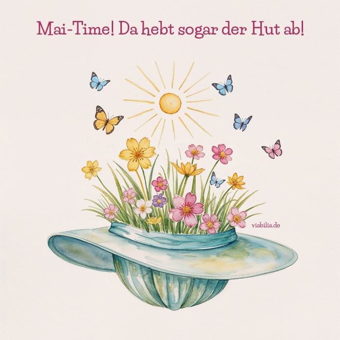 Mai-Time: Lustiger Mai-Spruch