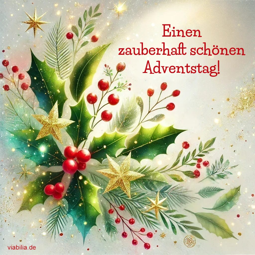 Adventsgrüße für einen zauberhaften Adventstag