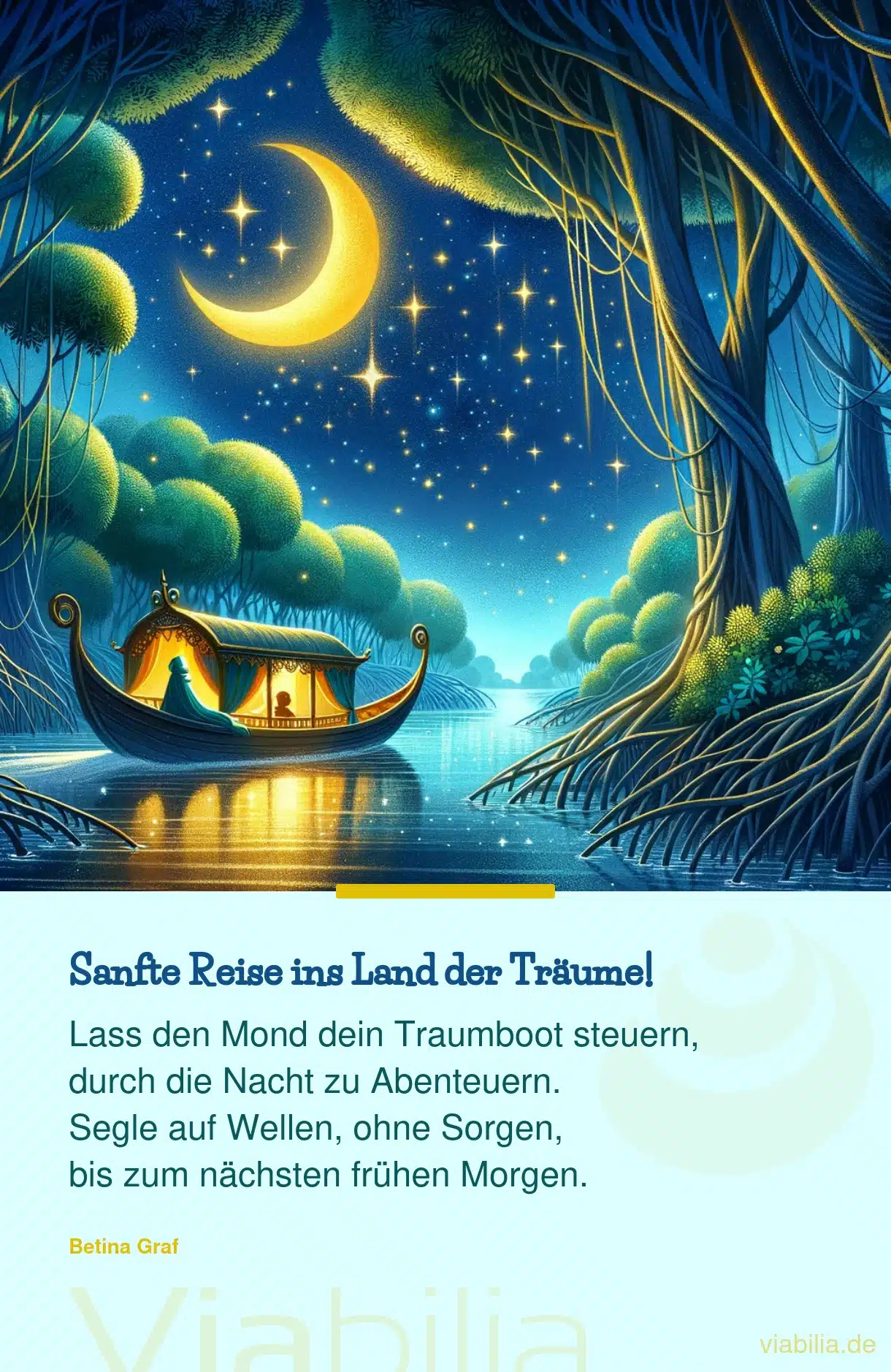 Gute Nacht Gedicht für Kinder: sanfte Reise ins Land der Träume
